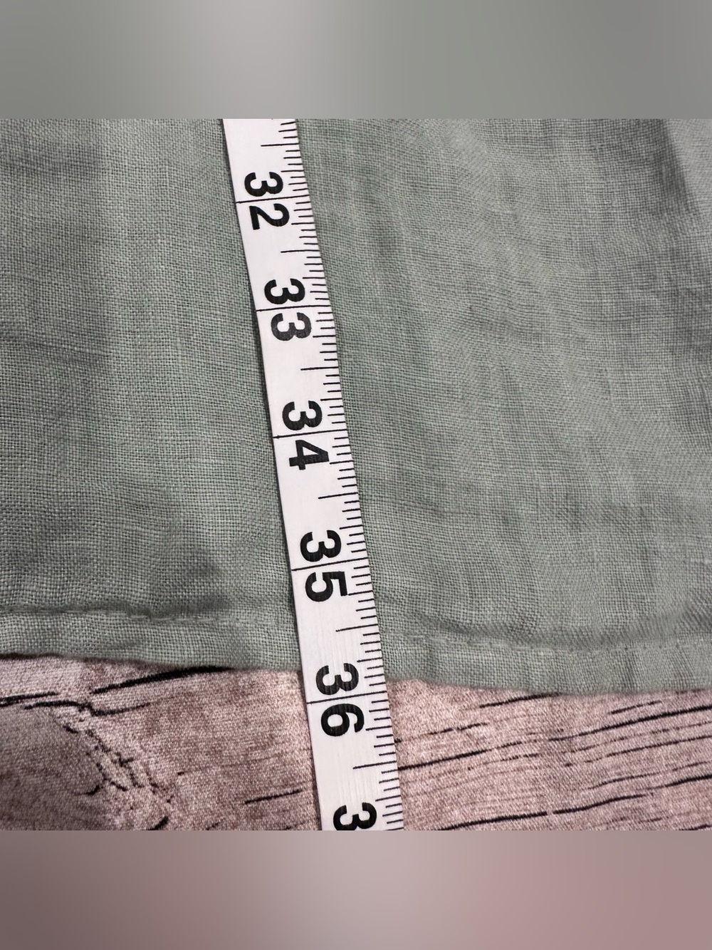 Lungo L’Arno Sleeveless Linen Blend Mini Dress Textured Neckline in Sage Green L - Picture 2 of 9